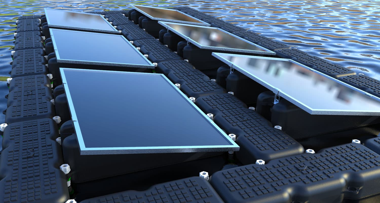 شناورهای حامل پانل های خورشیدی